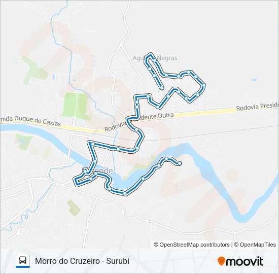 215 Bus Line Map