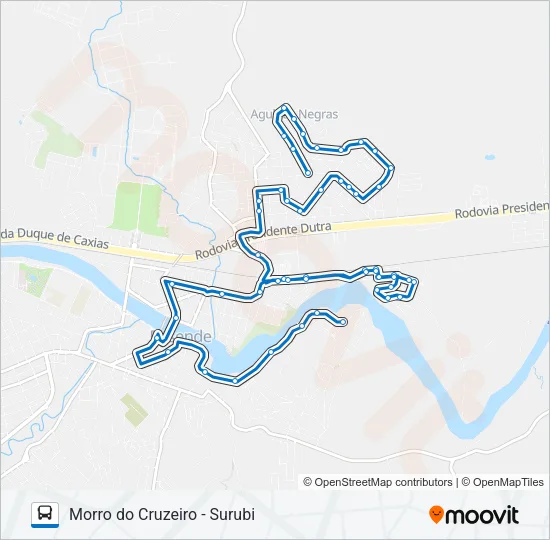 215 Bus Line Map