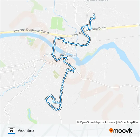 235 Bus Line Map