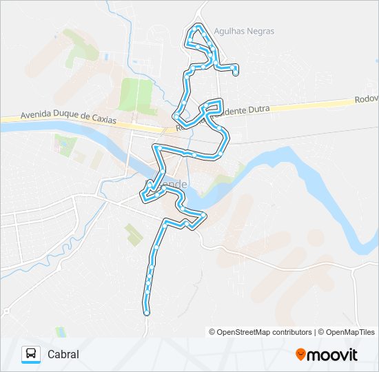 235 bus Line Map