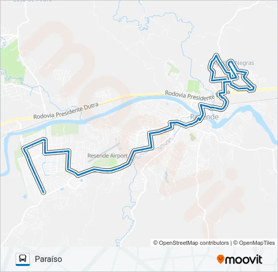 275 Bus Line Map