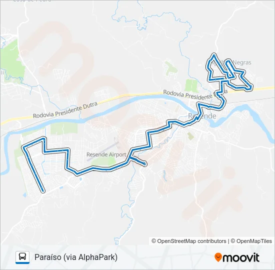 275 Bus Line Map