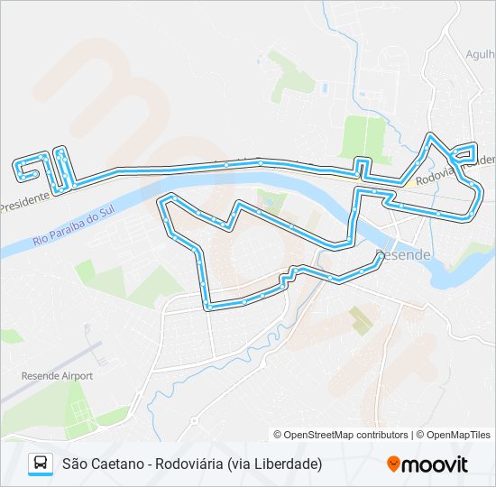 305 bus Line Map