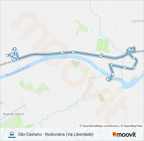 305 Bus Line Map