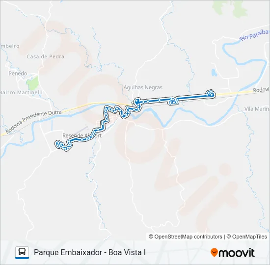 312 Bus Line Map