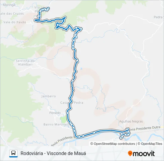 320 Bus Line Map