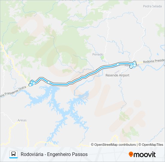 330 bus Line Map