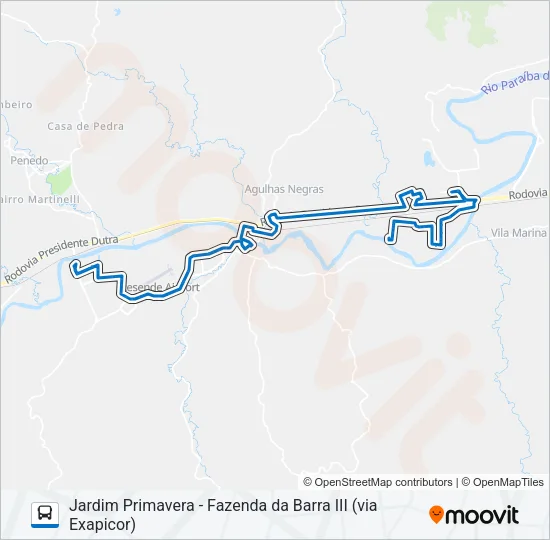 371 Bus Line Map