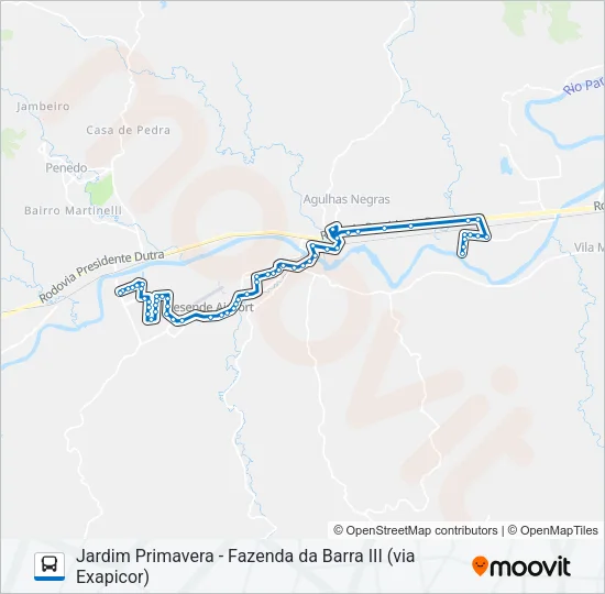 371 Bus Line Map