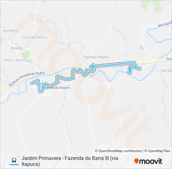 372 bus Line Map