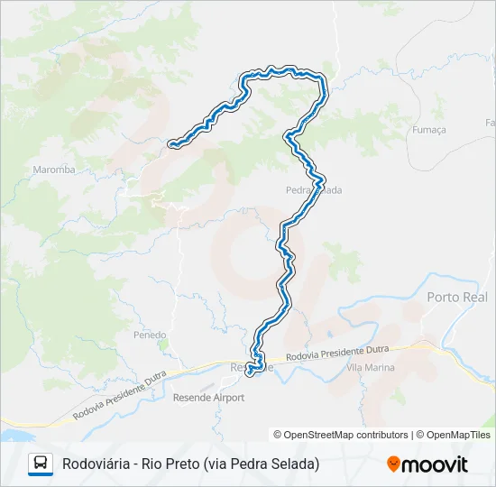 505 Bus Line Map