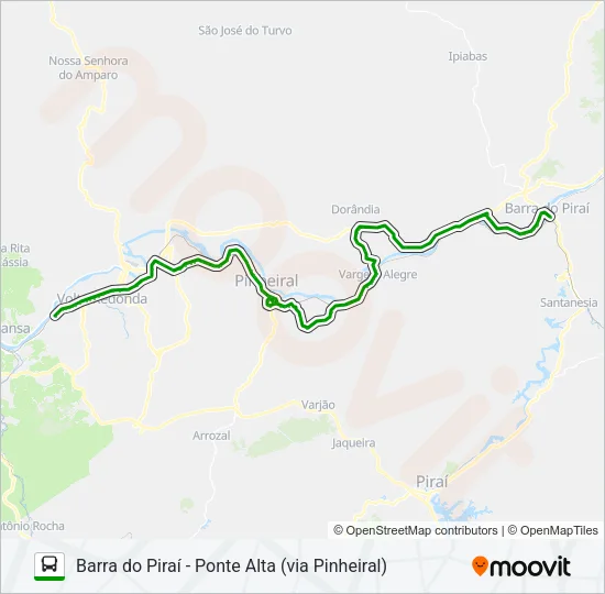 145 Bus Line Map