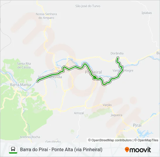 145 Bus Line Map