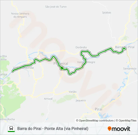 145 Bus Line Map