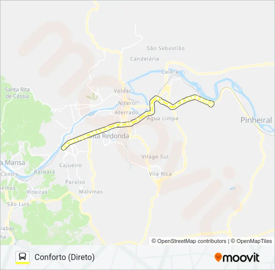 210 Bus Line Map