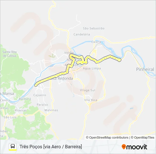 210 Bus Line Map