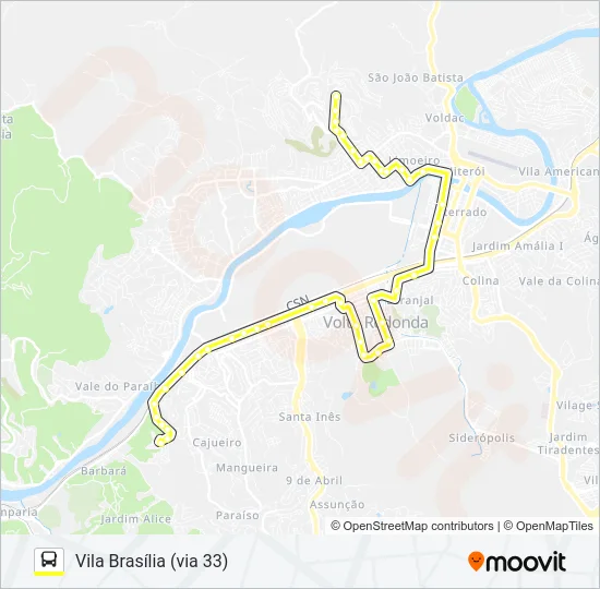 400 Bus Line Map