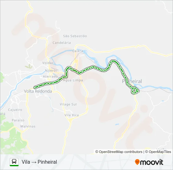 431 Bus Line Map