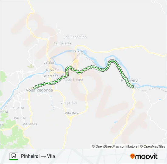 431 Bus Line Map