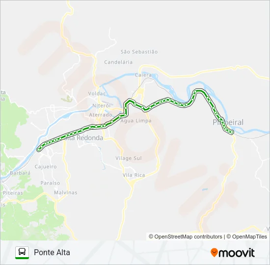 431 Bus Line Map
