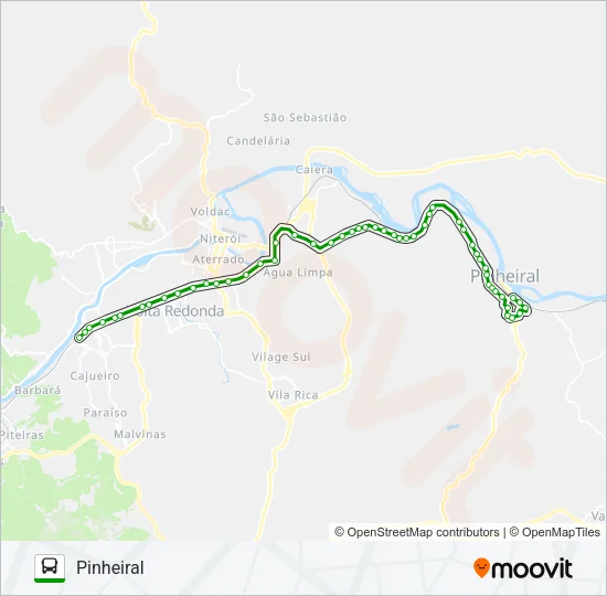 431 Bus Line Map