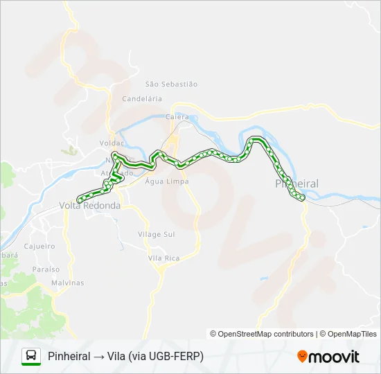 431 Bus Line Map