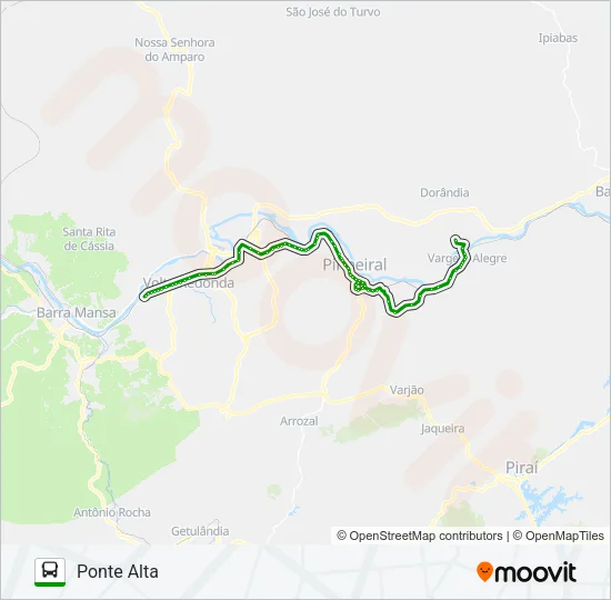 432 Bus Line Map