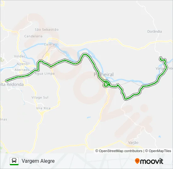 432 Bus Line Map