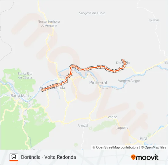 P426 Bus Line Map