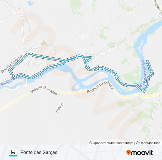 103 Bus Line Map