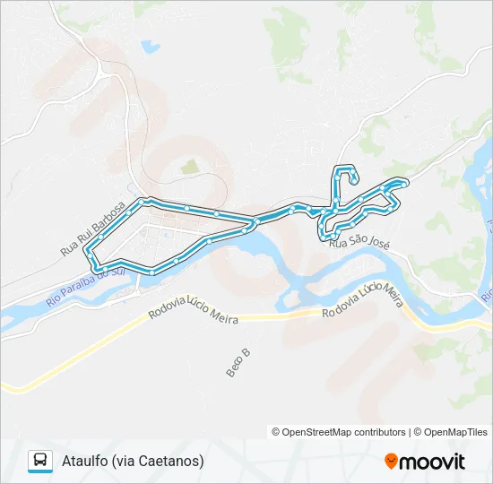 105 Bus Line Map