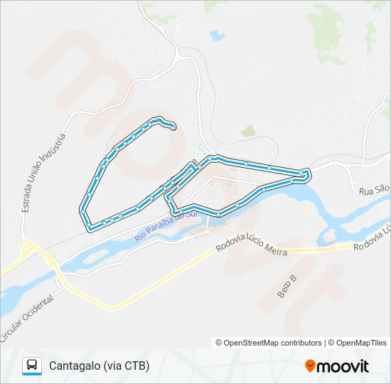 301 Bus Line Map