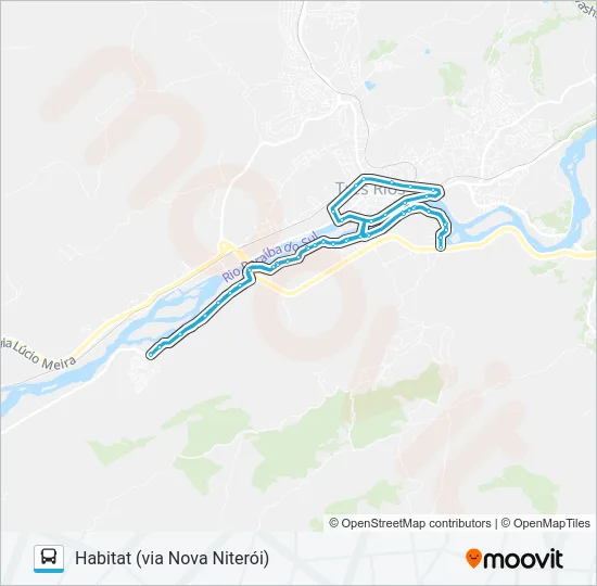 303 Bus Line Map