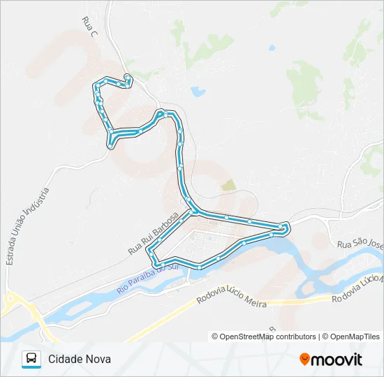 401 Bus Line Map