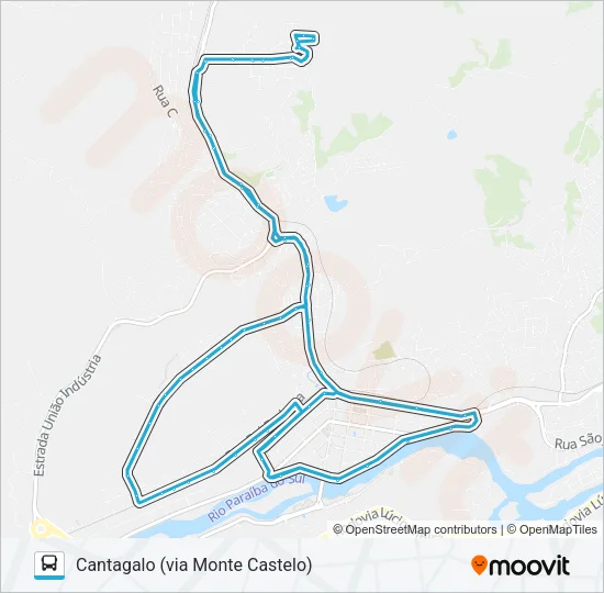 700 Bus Line Map