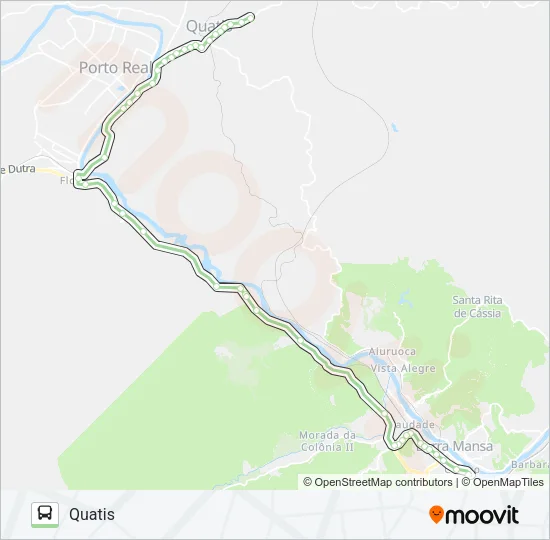 P421 Bus Line Map