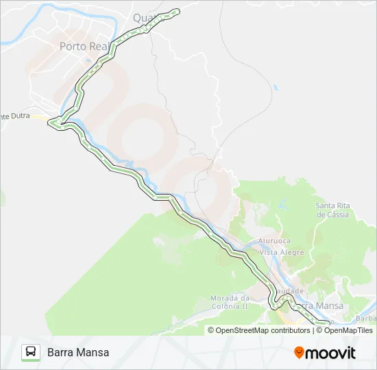 P421 Bus Line Map