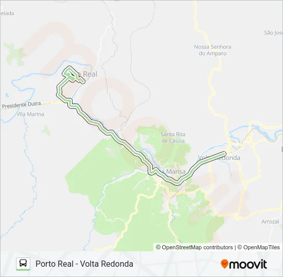 P721 Bus Line Map