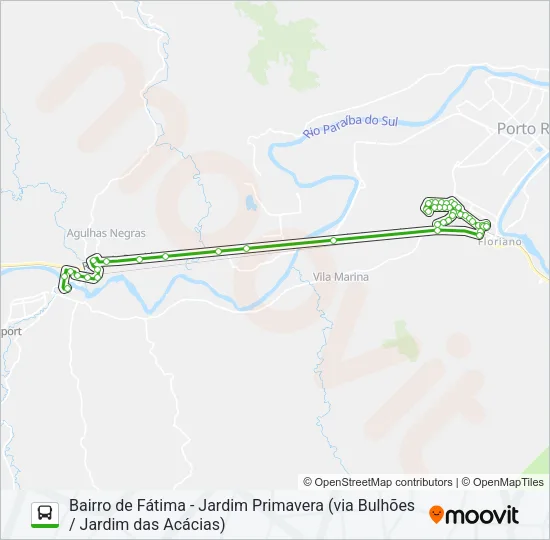 P250 Bus Line Map