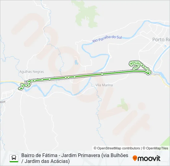 P250 Bus Line Map