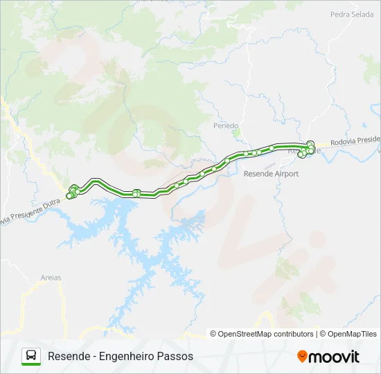 P540 Bus Line Map