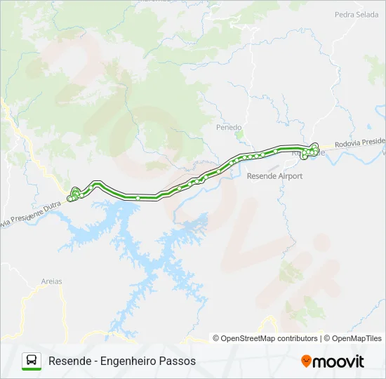 P540 Bus Line Map