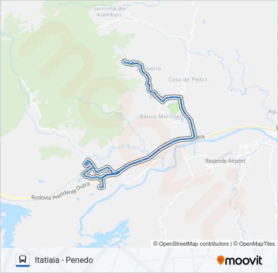 PE22 Bus Line Map