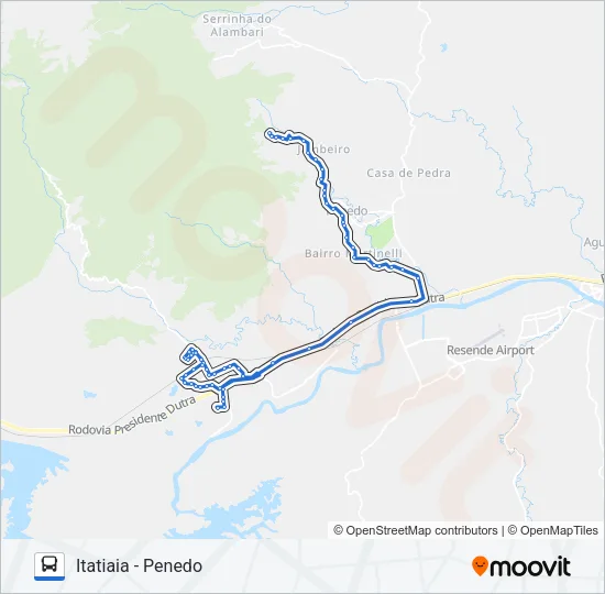 PE22 Bus Line Map