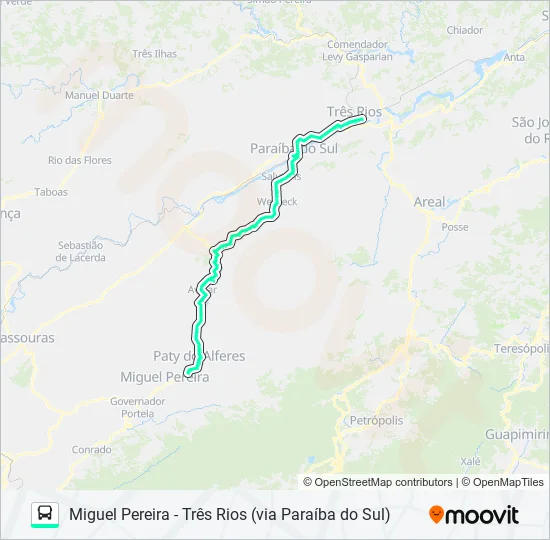 MP70 Bus Line Map