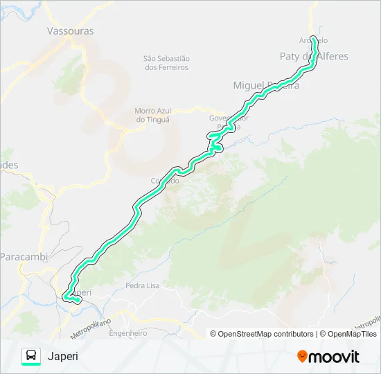 MP74 Bus Line Map