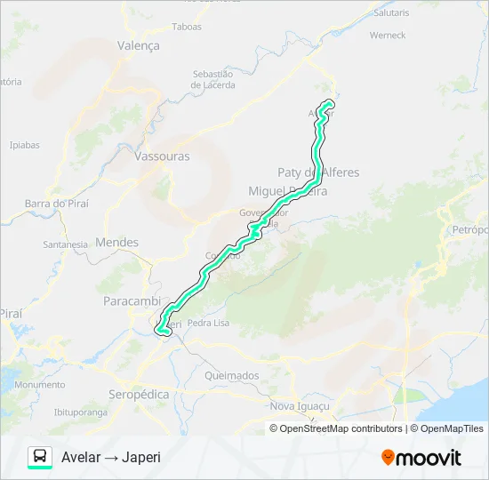 MP74 Bus Line Map