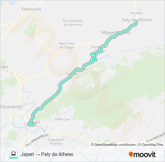 MP74 Bus Line Map