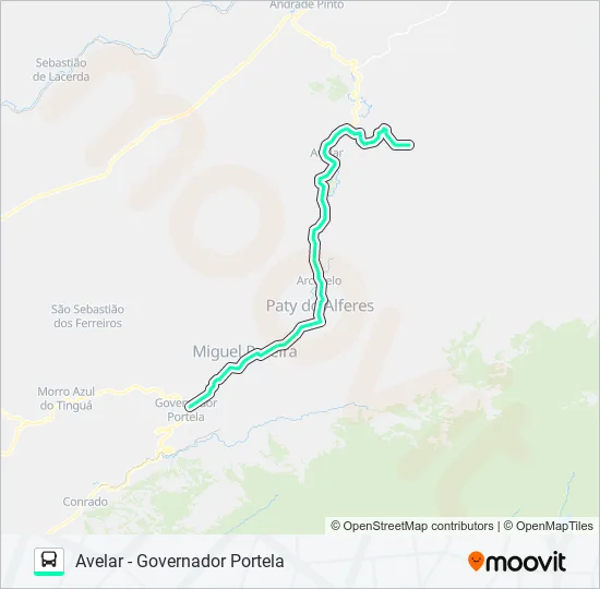 P412 Bus Line Map