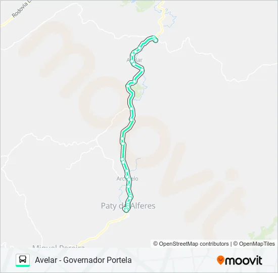 P412 Bus Line Map